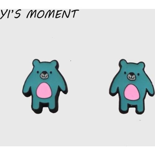 2019 new model birthday Gift Enamel Animal Jewelry Little bear Earrings Women Earing for kids