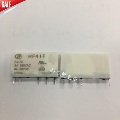 5/PCS NEW HF41F-24-ZS Hf41f/24-Zs Hf41f 24V Dc24v Relay Brand New & Original-Spot