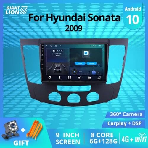 2DIN Android10 Car Radio For Hyundai Sonata 2009 Auto Radio GPS Navigation Stereo Receiver DSP Car Multimedia Player NO 2DIN DVD