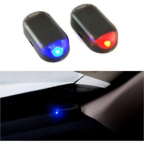 Car Solar Power Alarm Lamp Security System Warning For Opel Toyota Renault Audi A3 kia Rio K2 Volkswagen Passat B5 B6