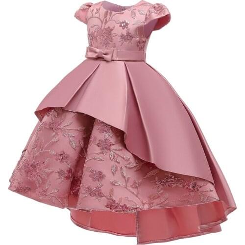 Children Birthday Party Prom Tutu Trailing Princess Wedding Bridesmaid Evening Infant Summer Dress Kid Vestido Baby Girl Clothes