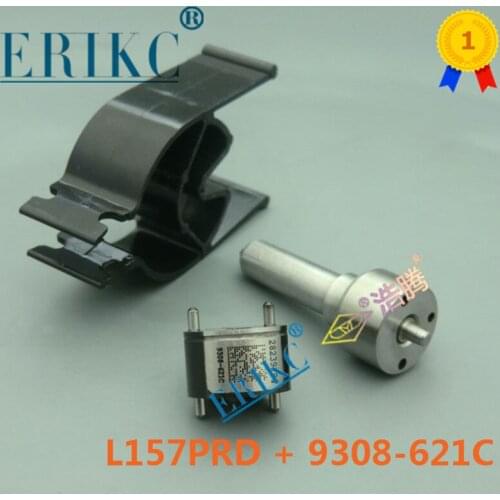 ERIKC Nozzle L157PRD Valve 9308-621C Injector Repair Kits 7135-650 for EJBR04701D EJBR03401D A6640170021 A6640170222 SSANGYONG