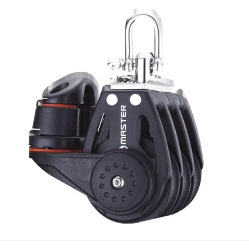 Marine Boat Yacht Sailboat Hardware 57mm 2 1/4 inch Triple Swivel Shackle Fairlead Cleat Block Master BB-0512F