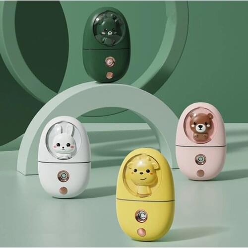 35ml Nano Humidifier Cute Pet Hand-Held Facial Steamer Water Replenishing Instrument Moisturizing Beauty Instrument Skin Care