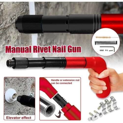 NEW Power Tools Steel Nails Guns Rivet Tool Concrete Wall Anchor Wire Slotting Device Decoration Rivet Gun Tufting Gun