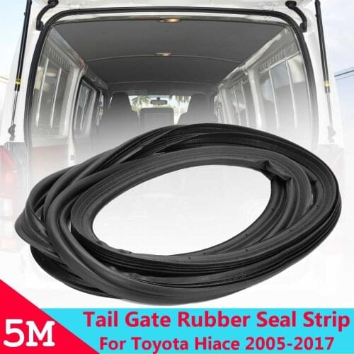 5 m Car Rear Tail Gate Rubber Sealing Strip For Toyota Hiace Low Roof 2005-2017 Car styling Accessories