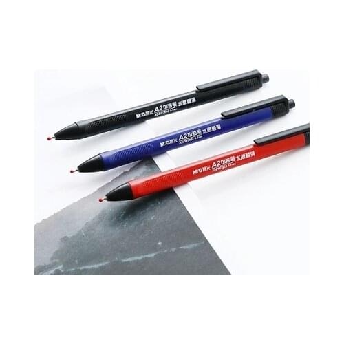 3Pcs/Lot Ballpoint pen 0.7mm Classic minimalist pen Stationery Pressed Plastic Pens for Students Office School Supplies