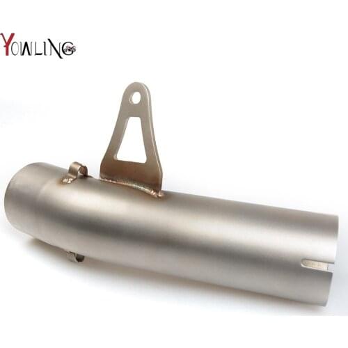 S1000RR Motorcycle mid exhaust pipe middle exhaust pipe Exhaust middle 58mm pipe for BMW S1000RR 2009 2010 2011 2012 2013 2014
