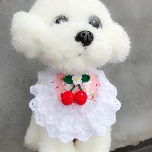 Pet Scarf Bib Dog Saliva Towel Large Dog Small Dog Dog Bib Cat Bib Accessories Teddy Samoy