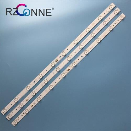 3pcs 627mm LED Backlight strip 10 Lamp for LE32TE5 LED315D10-ZC14 LE32D8810 LE32D8810 LD32U3100 LE32F3000W LED315D10-ZC14-01(D)