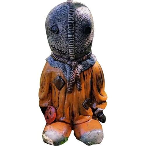 Horror Movie Garden Gnomes Decor For Home Patio Yard Or Lawn, Spooky Undead Halloween Sculpture For Outdoor Garden