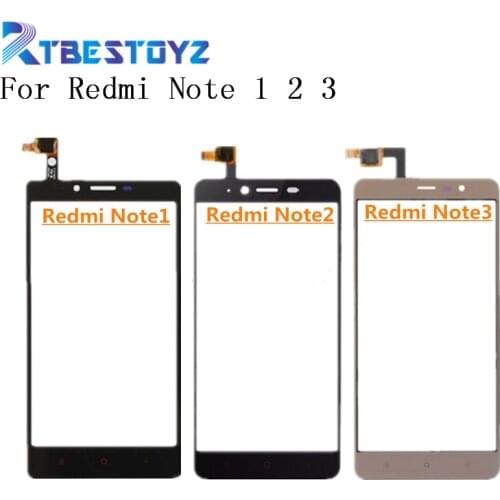 5.5'' Replacement Parts For Xiaomi Redmi Note 1 2 3 Note2 Note3 Touch Screen Digitizer Sensor Outer Glass Lens Panel