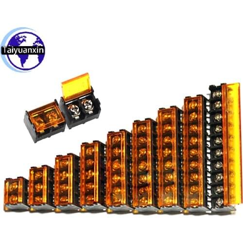 10PCS HB9500 2P 3P 4P 5P 6P 7P 8P 9P 10P With cover Barrier/Terminal Terminal Connector Pitch 9.5MM