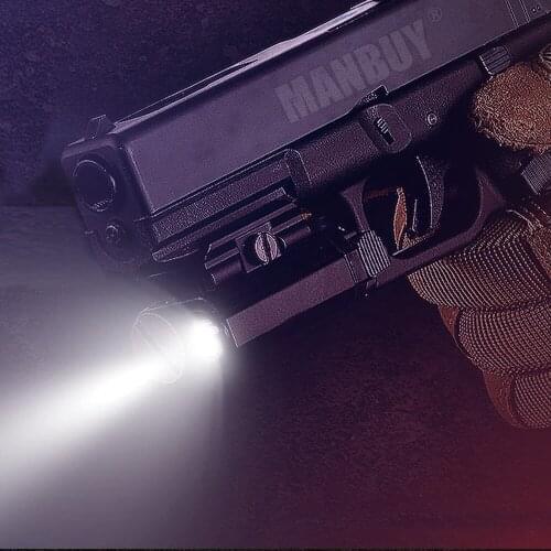 100% Original NITECORE NPL20 Weapon Light 460 Lumens Tactical LED Flashlight CR123A Shooting Hunt Waterproof Torch Free Shipping