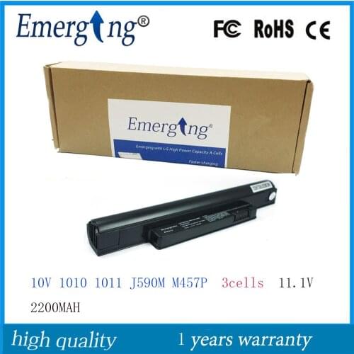 11.1V 2200MAH New Laptop Battery for Dell J6854N K916P J590M K711N F144 MINI10 10V 1010 1011