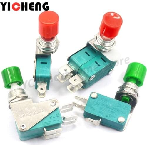 2pcs Self-reset small inching button micro switch opening 12mm