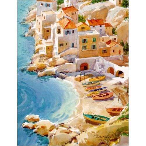 Diamont Painting Landscape Diamond Art Painting Cross-Stitch Diamond Embroidery Rhinestones Painting