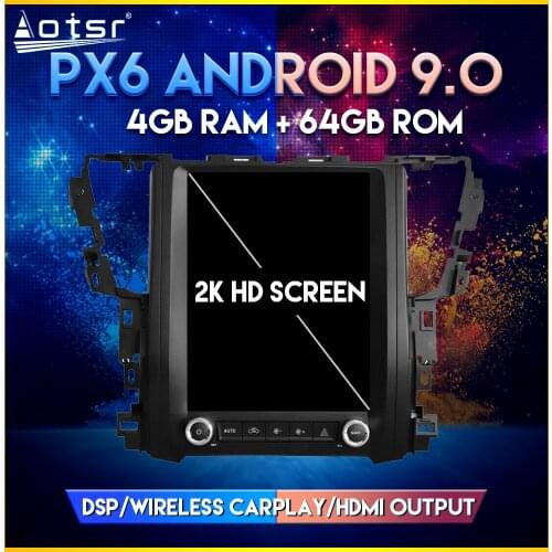 Car 4G GPS Radio For Toyota Alphard 2016-2020 Android 9.0 Tesla style Vertical screen Car GPS Navigation Player CARPLAY