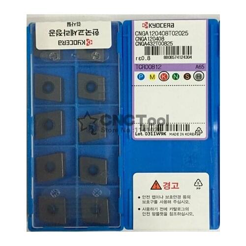 Free shopping! 10PCS CNGA120408 A65 lathe cutting tools CNC blade alloy carbide cutting tool carbide inserts