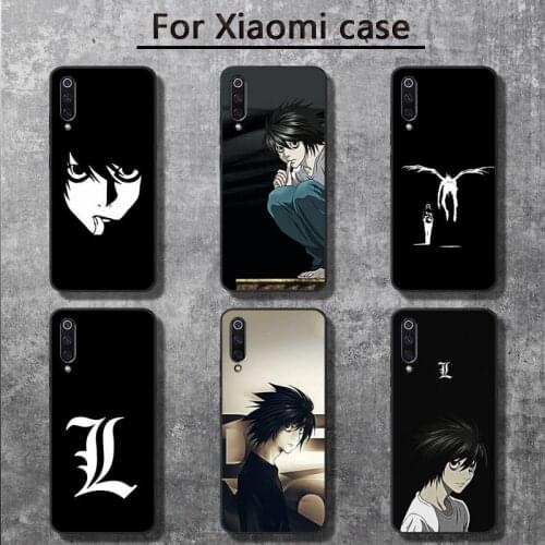 Anime Death Note L·Lawliet Phone Case for Xiaomi mi 6 6plus 6X 8 9SE 10 Pro mix 2 3 2s MAX2 note 10 lite Pocophone F1