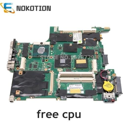 NOKOTION 60Y3757 60Y4457 63Y1189 42W8125 60Y3747 60Y3751 42W7971 43Y9252 Motherboard For Lenovo ThinkPad R400 T400 GM45 DDR3