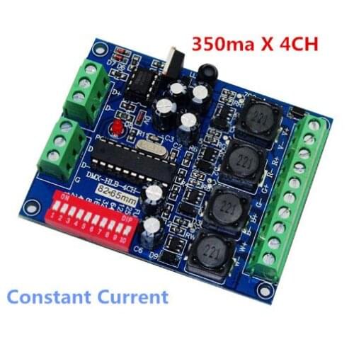 For led floodlight LED Wall washer lamp Constant Current 350ma High-power 4CH RGBW dmx Controller,drive ,DMX512 decoder