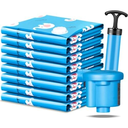 New Convenient Vacuum Bag Storage Organizer Transparent Clothes Organizer Seal Compressed Travel Saving Space Bags Package