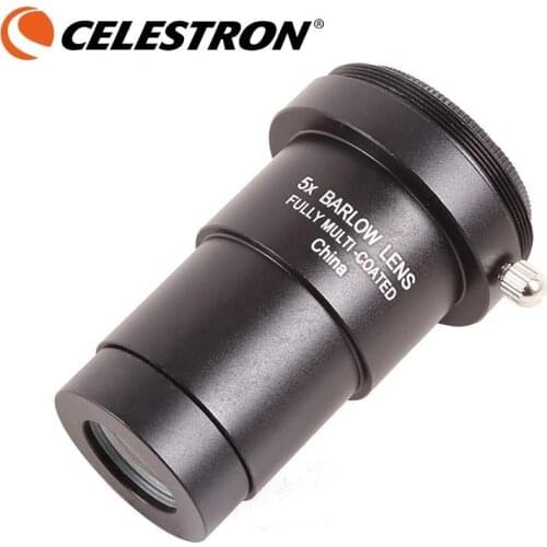 Celestron Aluminium Alloy 5X Astronomical Telescope Eyepiece Barlow Lens 1.25Inch Astronomical Telescope Accessories