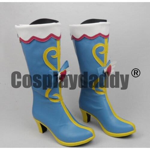 PriPara PuriPara Prism Paradise Season 2 Silky Heart Mikan Shiratama Anime Cosplay Shoes Boots H016