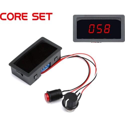 DC 6V-30V 8A 16kHz Adjustable PWM Motor Speed Controller Digital LED Display DC Motor Control CV Governor Switch 12V 24V