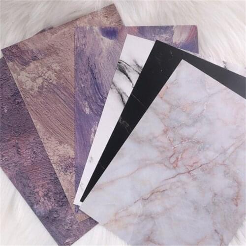 Nail Art Photo Props Marble Background Paper Nail Work Display Board