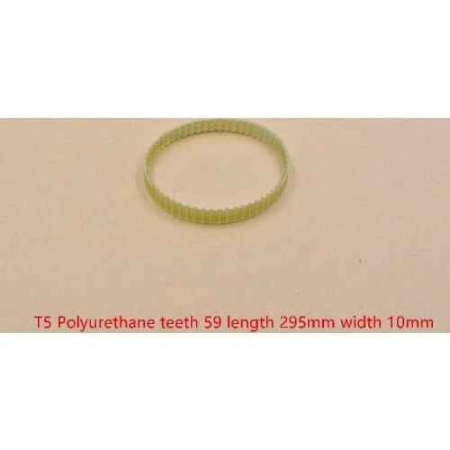 Laser machine belt Engraving T5 Timing 295mm width 10mm Teeth 59 synchronous Belt 295-T5
