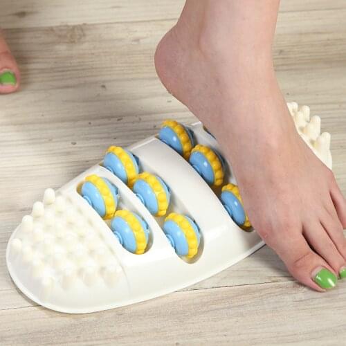Roller Wheel Feet Massager Foot Acupuncture Point Massage Roller Health Massage Mat Relax Superhard Foot Massager Relieve fatigu