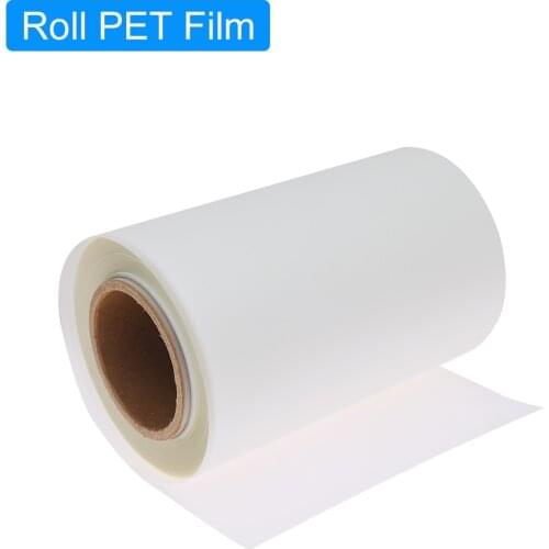 21 30cmx100m DTF Roll PET Film Direct Transfer Printing Paper for T-shirt Fabric Machine DTF Printer Heat Transfer PET Film Roll