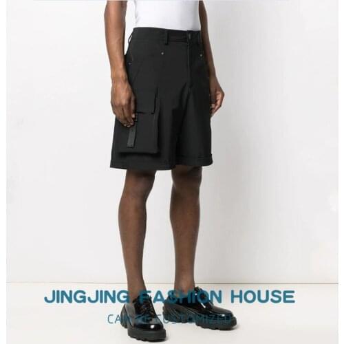 S-6XL!!2021 spring and summer Korean version personalized mens shorts sports pants youth straight leg loose cargo five