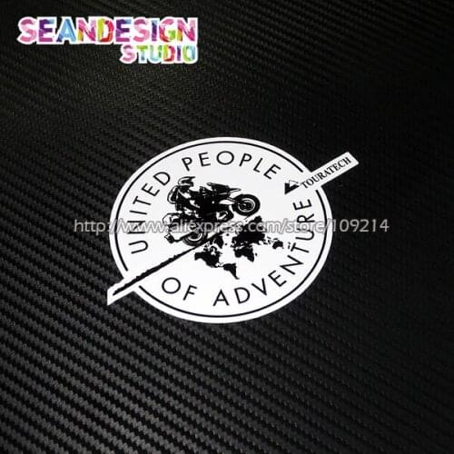 For BMW GS Touratech S1000XR R1200RS K1200R F650GS F700GS F800GS R1200GS ADV Helmet Motorcycle Decal Sticker Waterproof M06