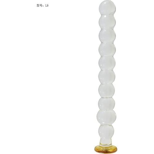 Extended Crystal Glass Bar Backyard Bead-pulling Female Tool Interesting Material Massage Bar