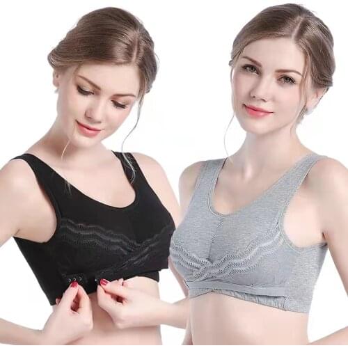 Womens Sports Bra Lace Bralette Sports Solid Cross Side Buckle Womens Tube Top gym Jogging Bralette Underwear Push Up Bra