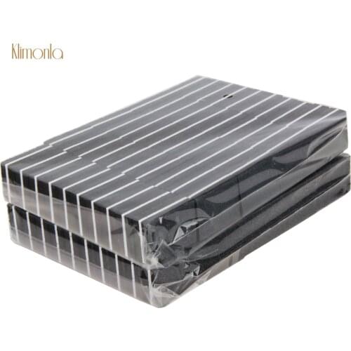 200Pcs Mini Nail File Blocks Sponge UV Gel Polish Sanding Buffer Block Double Sided Fingernail Polishing Tool Small Buffer Files