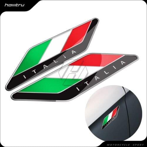 3D Italy Flag Sticker Italia Decal Case for Aprilia Ducati monster for BMW Motorrad R1200GS R1250GS C650RT