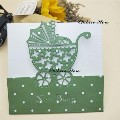 Baby car metal cutting dies cut die mold Lace flower frame Scrapbook paper craft knife mould blade punch stencils dies