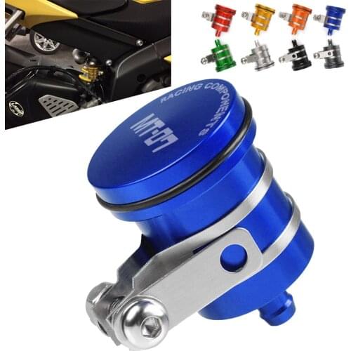 For YAMAHA MT-07 MT 07 MT07 2014 2015 2016 2017 2018 2019 CNC Aluminum Motorcycle Rear Brake Fluid Reservoir Clutch Tank Oil Cup