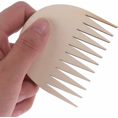 Tapestry Weaving Tool Wood Loom Comb DIY Braided Tools Comb Woven Tapestry