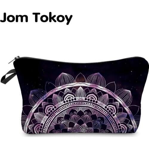 Jom Tokoy Cosmetic Organizer Bag Make Up Heat Transfer Printing Cosmetic Bag Fashion Women Brand Makeup Bag Hzb911