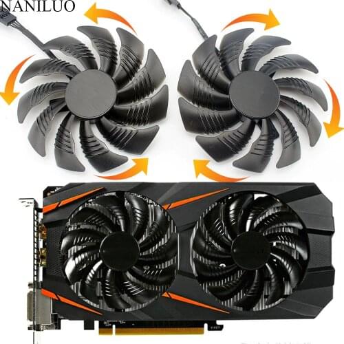 88MM PLD09210S12HH T129215SU 4Pin Cooler Fan For Gigabyte GeForce GTX1060 1070 GTX 1050ti GTX 960 RX570 RX470 Graphics Card