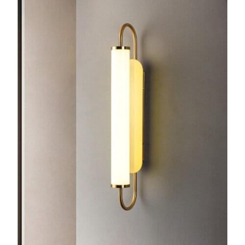 Nordic led wall lights sconce luxury long lamp bedroom simple postmodern living room hallway decor bedside wall lamp