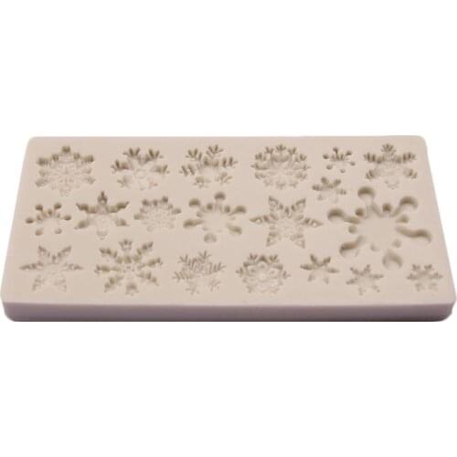 Christmas Different Shape Snowflake Silicone Molds XMAS Resin Molds Jewelry Tools for Making Gift Decoration