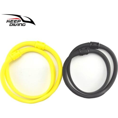 1 Piece Scuba Diving Silicone Necklace Second Stage Mouthpiece Holder Snorkeling Freediving Accessories 72cm/80cm