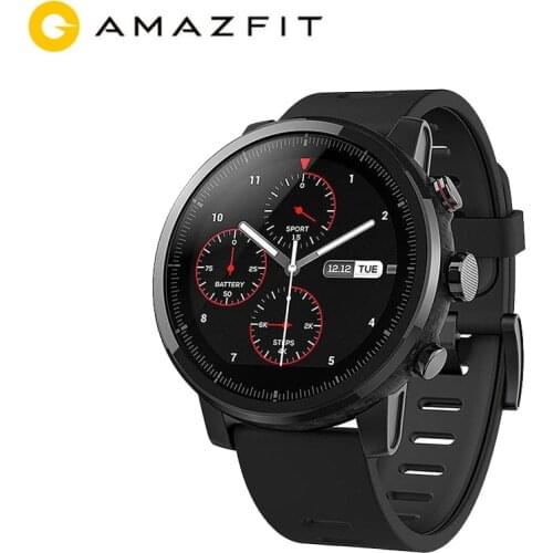 Huami Amazfit 2 Amazfit Stratos Pace 2 Smart Watch Men with GPS Xiaomi Watches PPG Heart Rate Monitor 5ATM Waterproof