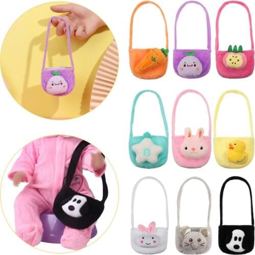 Doll Should Bag Lovely Mini Toy Messenger Bag Purse Bag Fit 18 Inch American&43cm Baby Doll Clothes Toy Accessories